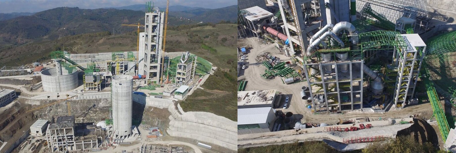 6000 ton/gün Kapasiteli Çimento Fabrikası